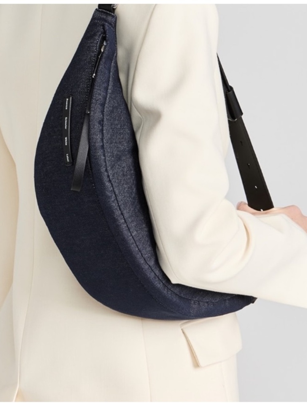 Proenza Schouler White Label Denim Stanton Sling Bag - Picture 16 of 16